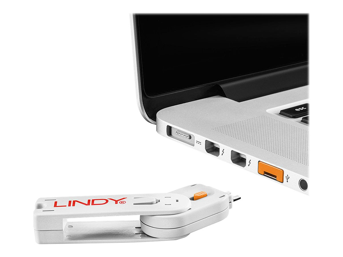 LINDY USB Portschloesser Vorderansicht