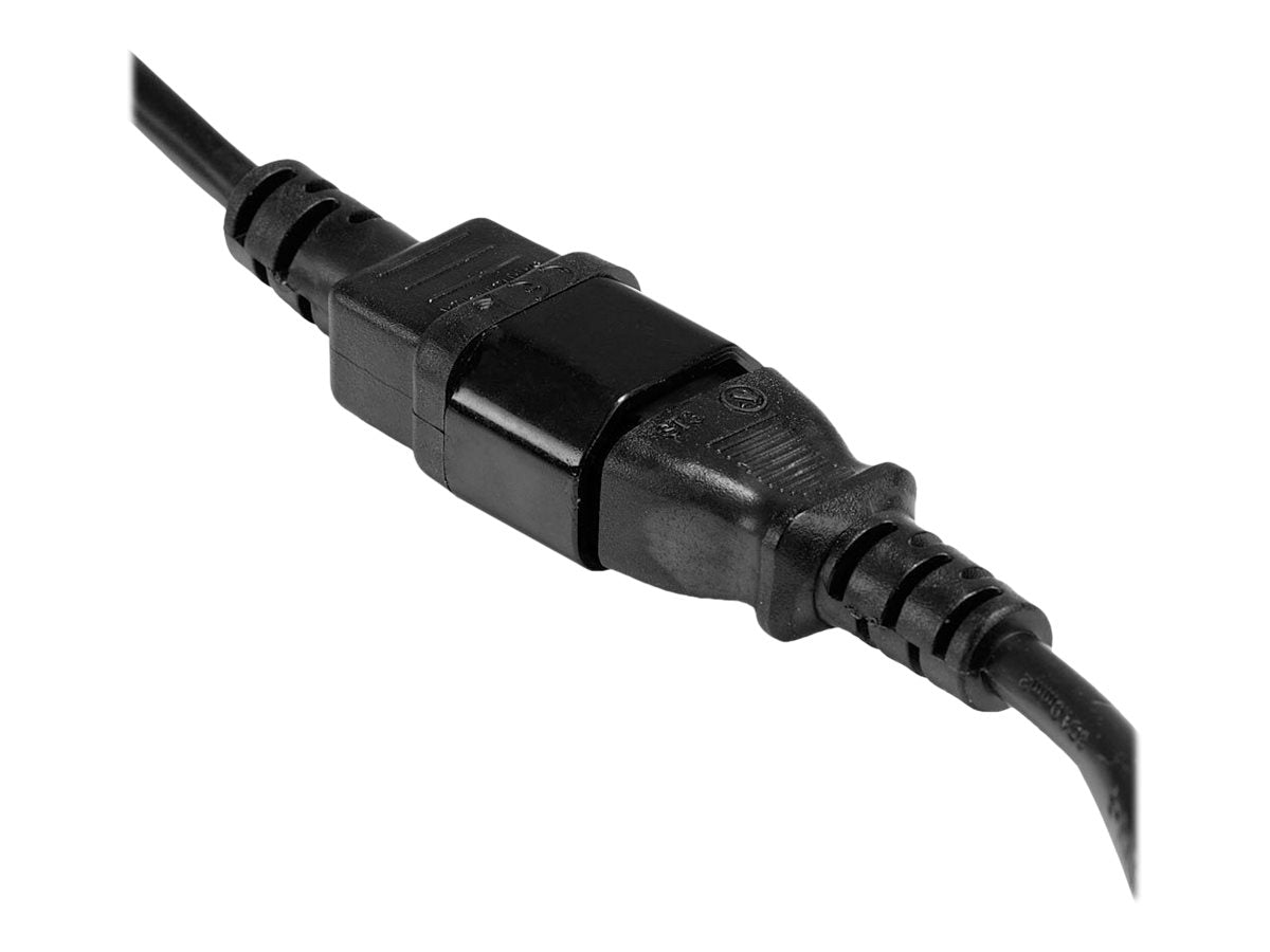 LINDY 0,5m IEC C14 an IEC C13 Netzkabel Vorderansicht