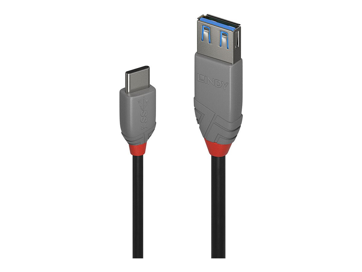 LINDY 0,15m USB 3.1 Typ C an A Adapterkabel Verpackung