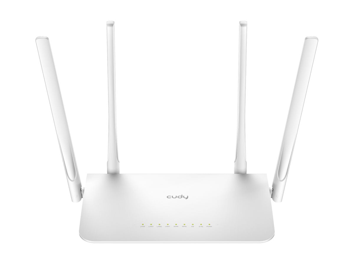CUDY WR1300 AC1200 Wi-Fi Mesh Router Rückansicht