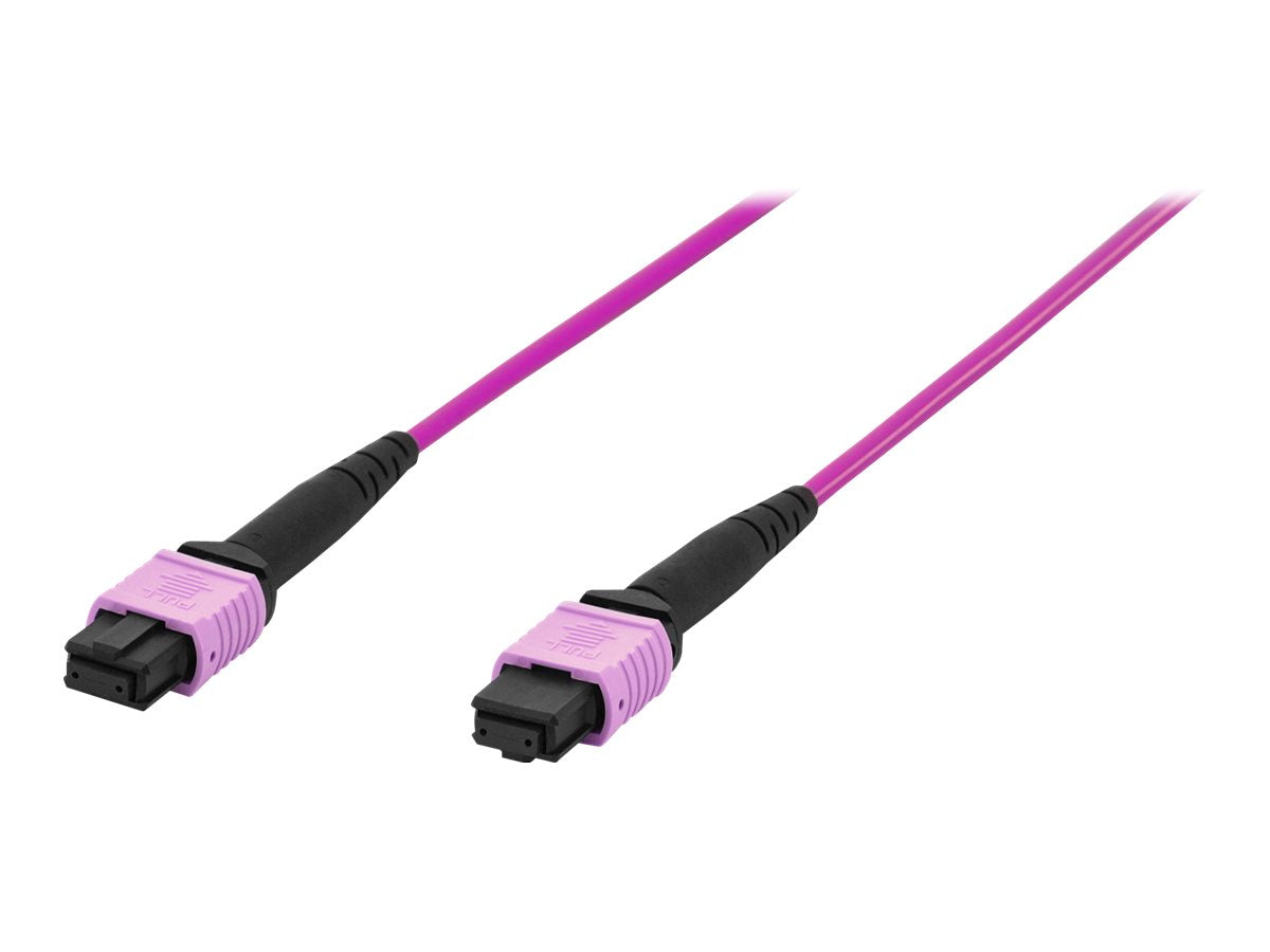 DIGITUS LWL Patchkabel MPO auf MPO Female OM4 Multimode 50/125 m 20m - Vorderansicht