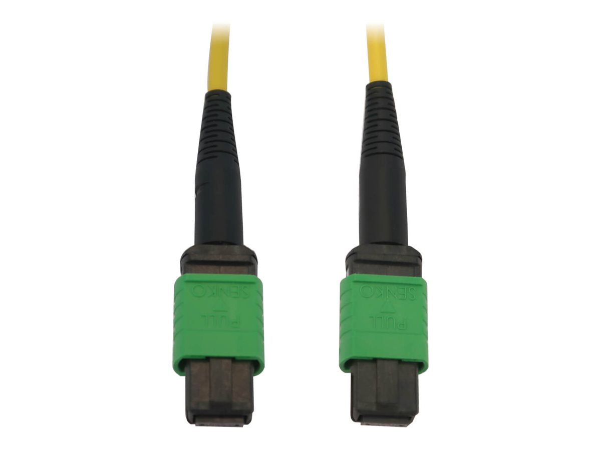 EATON TRIPPLITE 40/100G Singlemode 9/125 OS2 Fiber Optic Cable 12F MTP/MPO-APC F/F LSZH Yellow 2m 6