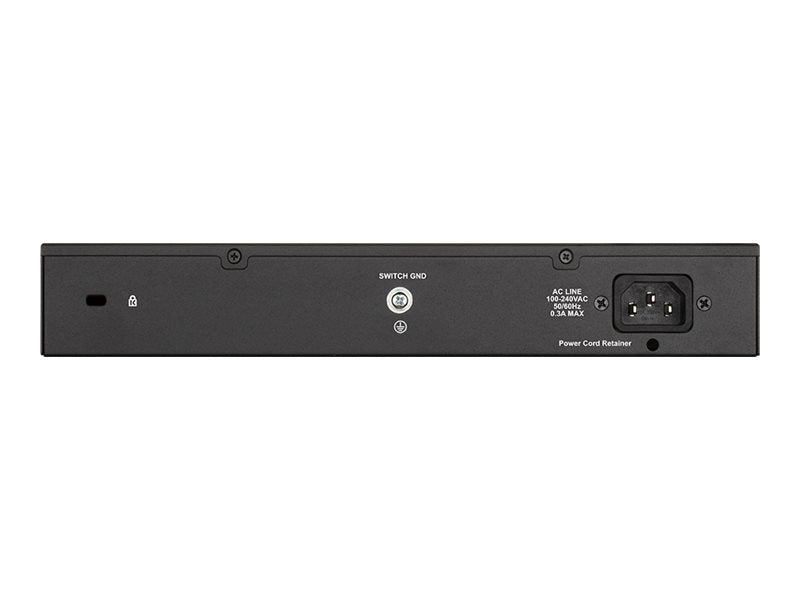 D-LINK DGS-1024D 24-Port unmanaged Gigabit Switch Rückansicht