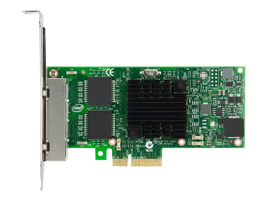 LENOVO ISG ThinkSystem Intel I350-T4 PCIe 1Gb 4-Port RJ45 Ethernet Adapter - Vorderansicht