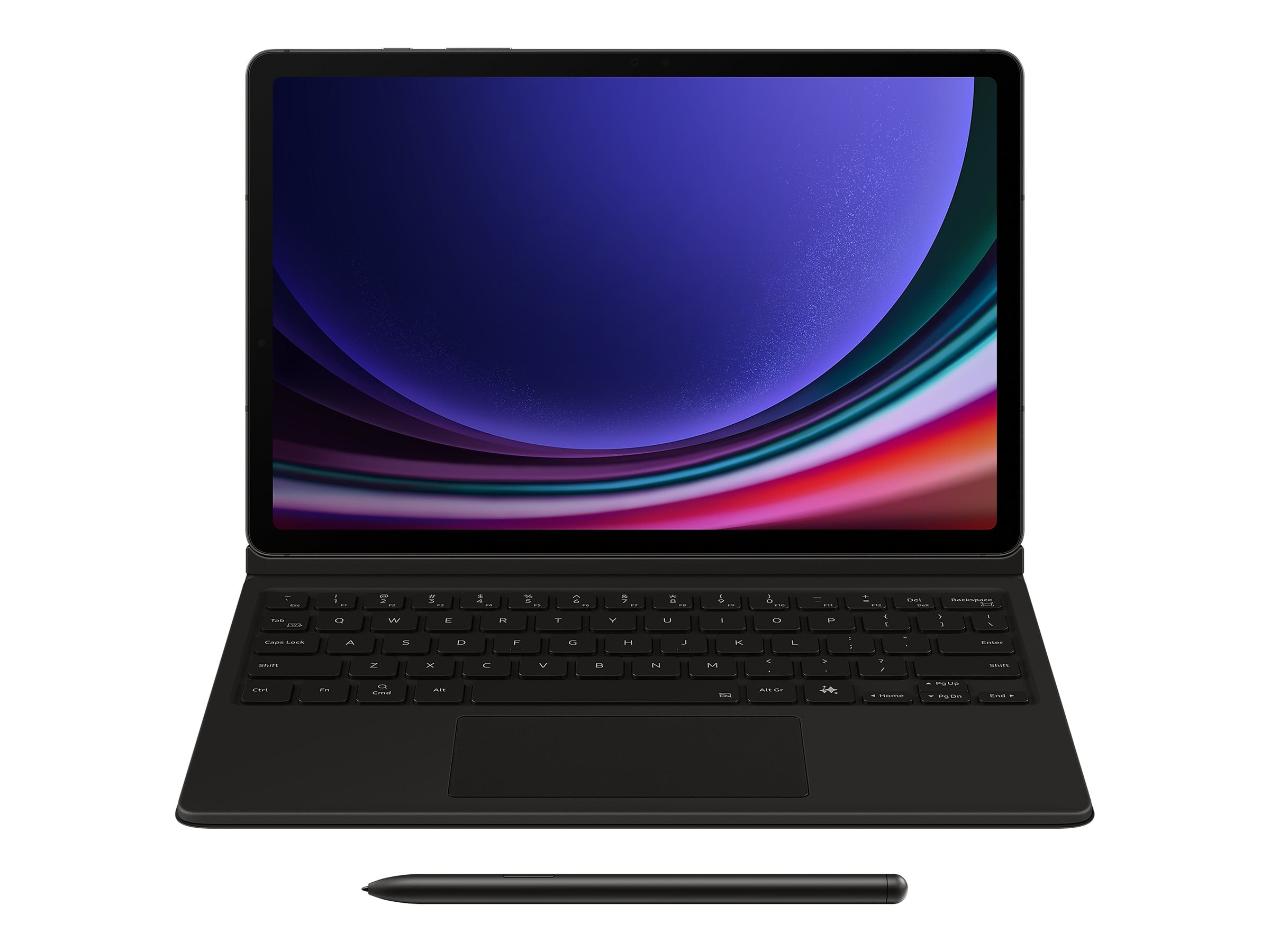 SAMSUNG Book Cover Keyboard für Galaxy Tab S9 - Vorderansicht