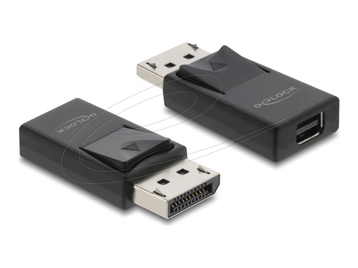DELOCK DisplayPort zu Mini DisplayPort Adapter 8K - Vorderansicht