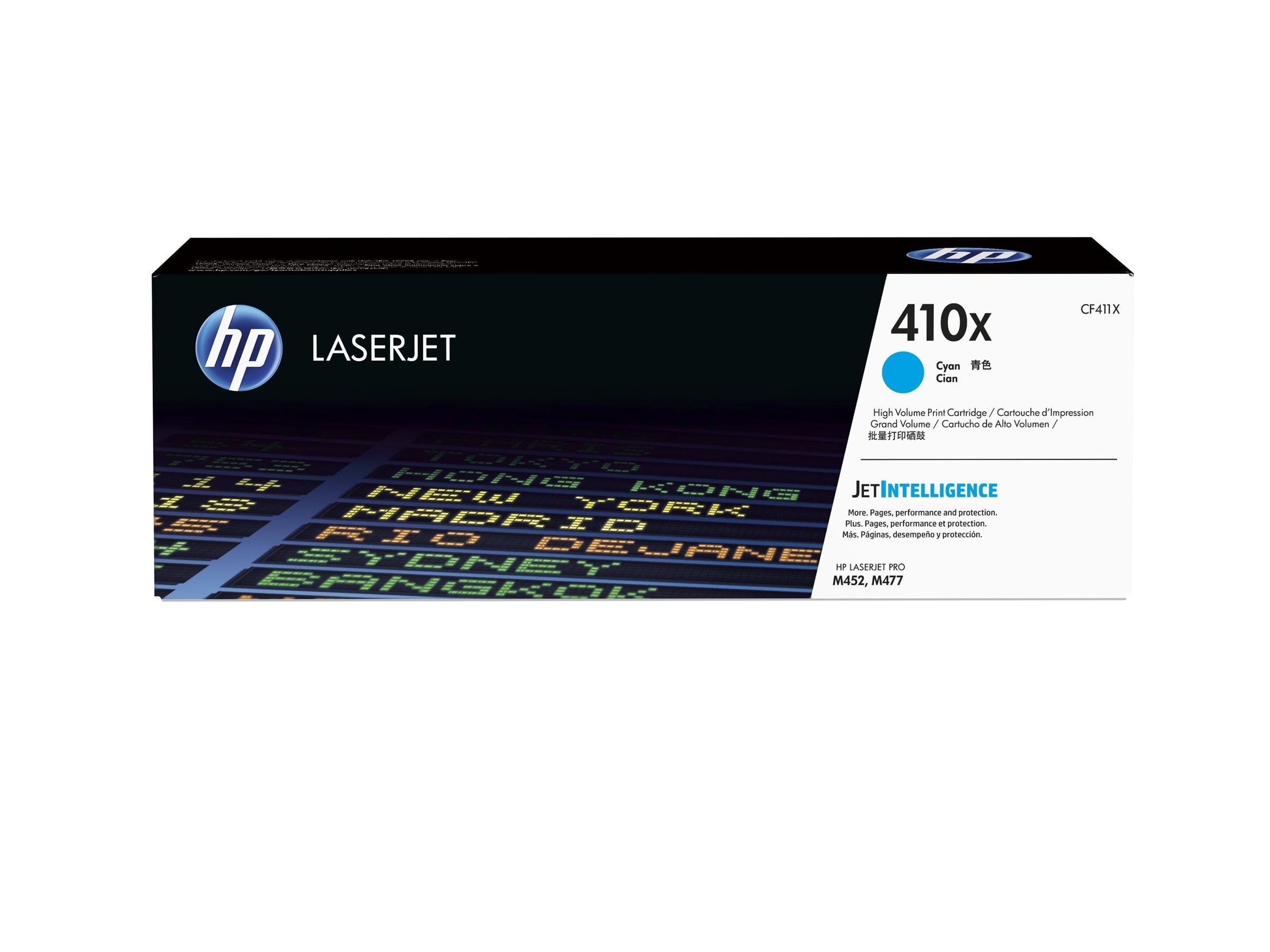 HP 410X Original Toner Cartridge cyan HY Detailansicht
