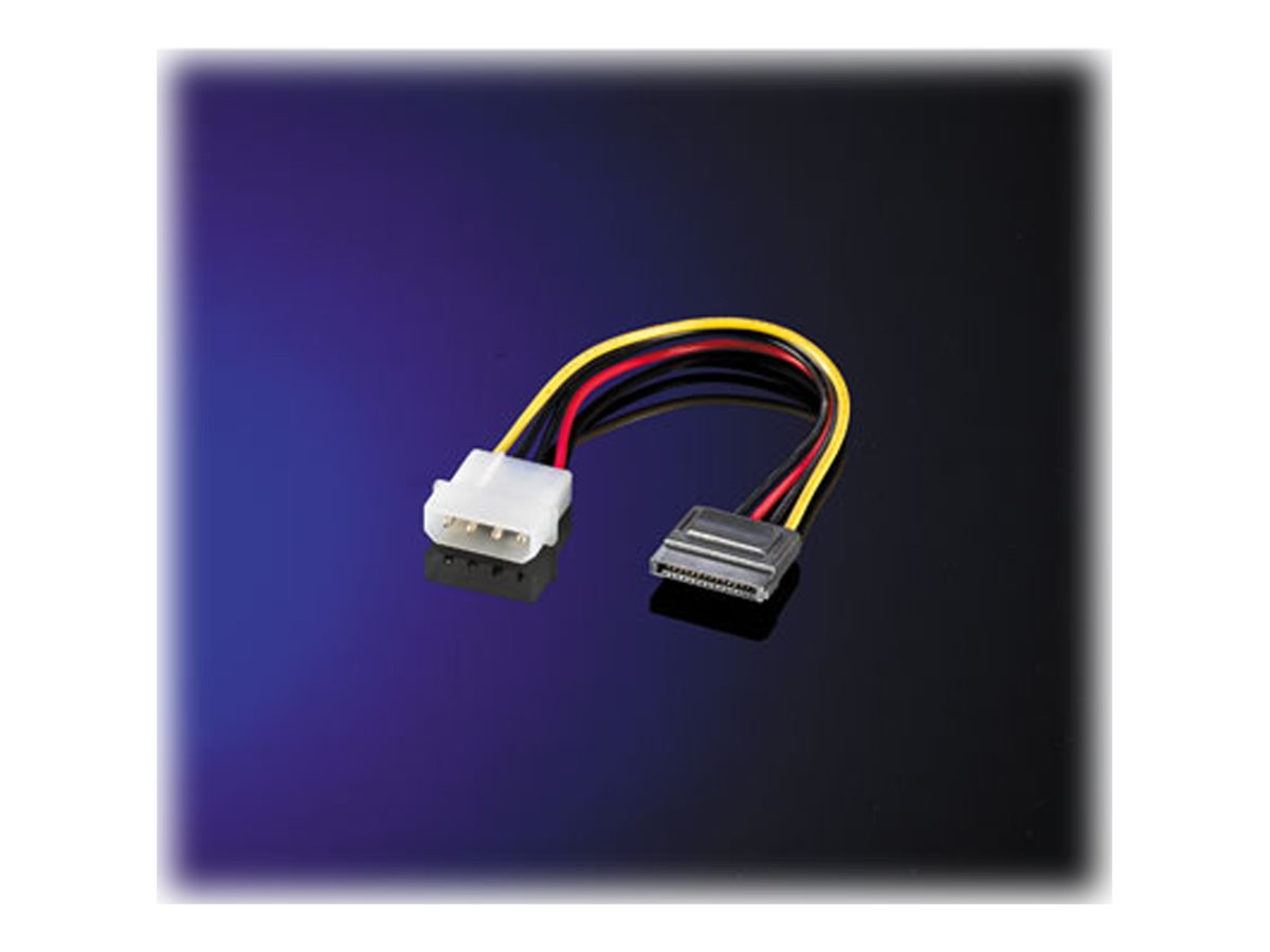 ROLINE Adapterkabel 4 pol. HDD / SATA 0,15m - Verpackung