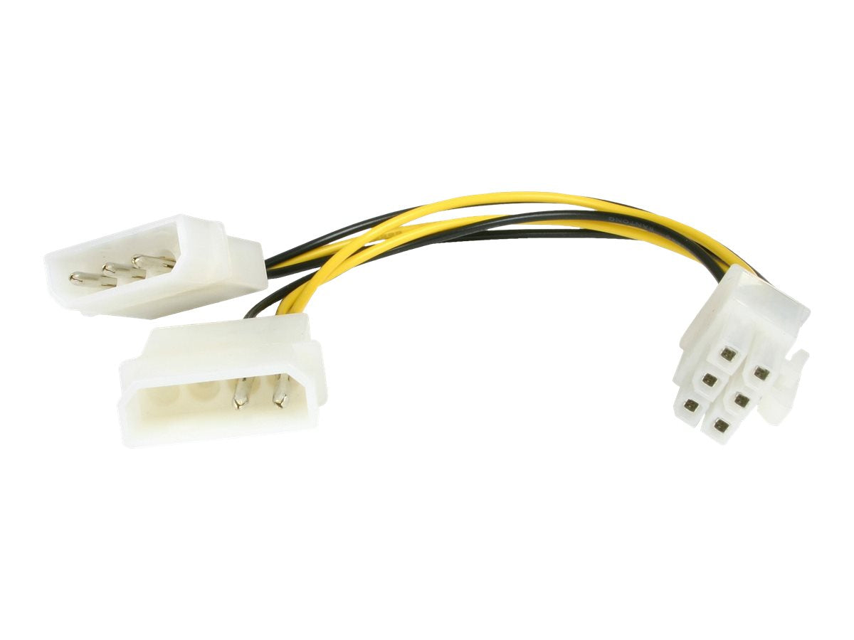STARTECH.COM 6in LP4 to 6 Pin PCI Express Video Card Power Cable Adapter - Vorderansicht