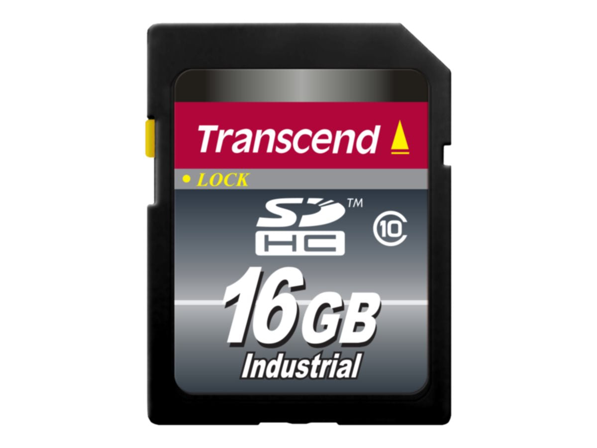 TRANSCEND 16GB SDHC Card Class 10 Industrie Vorderansicht