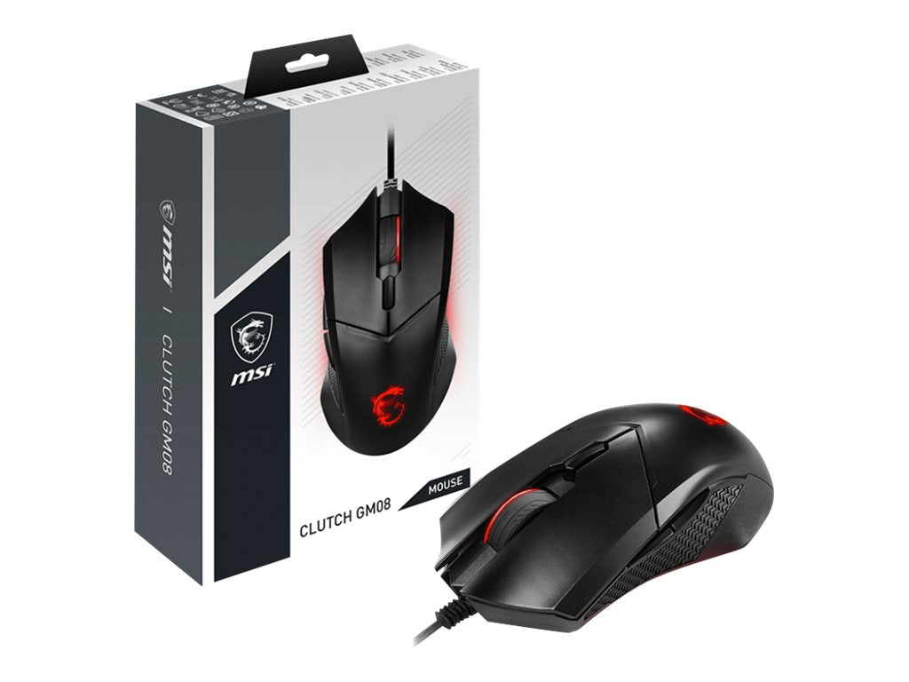 MSI Clutch GM08 Gaming Mouse Vorderansicht