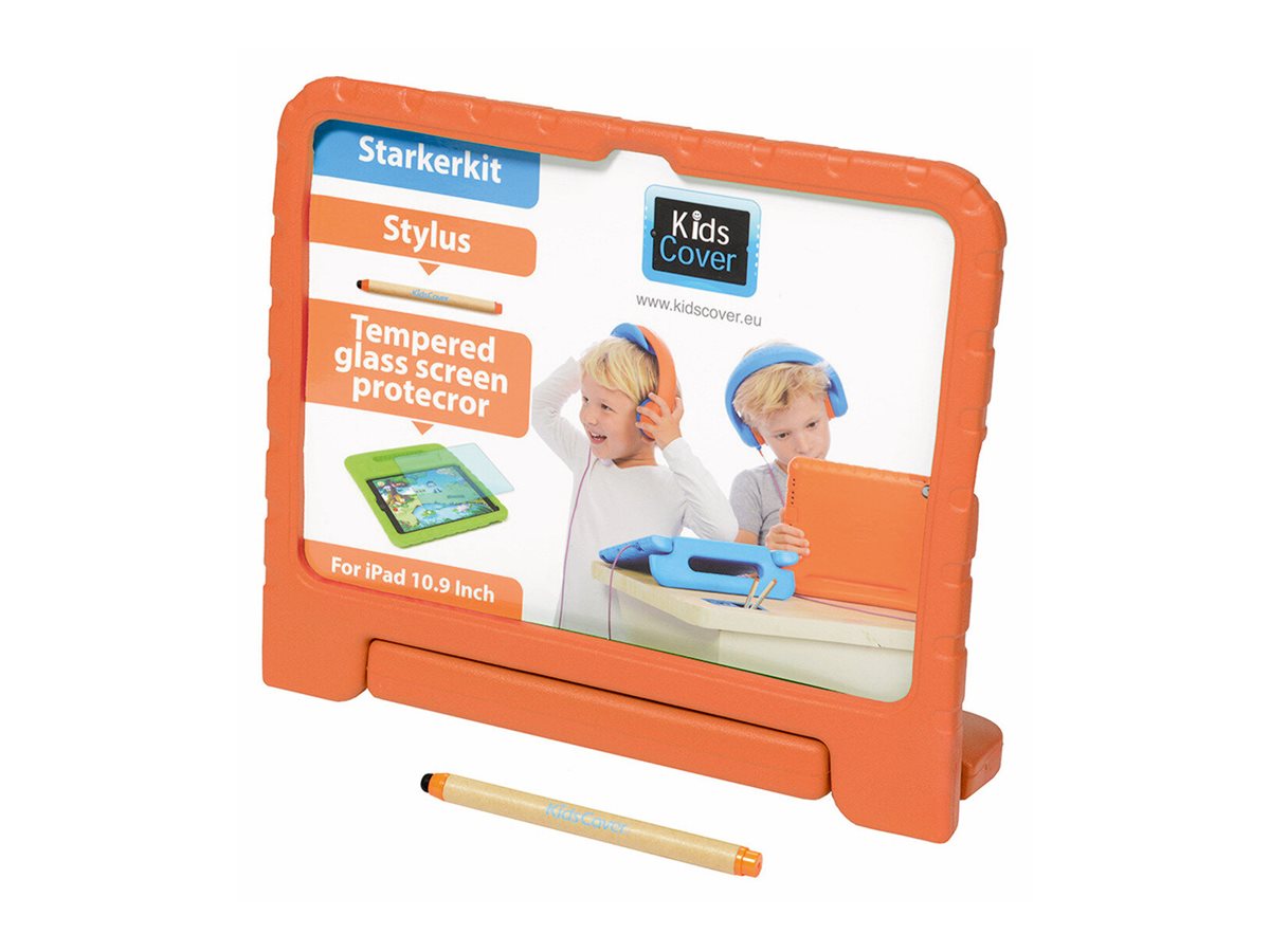 PARAT KidsCover für iPad 10 Gen./11 Gen. inkl. StylusPen und gehärtetem Displayschutz - orange
