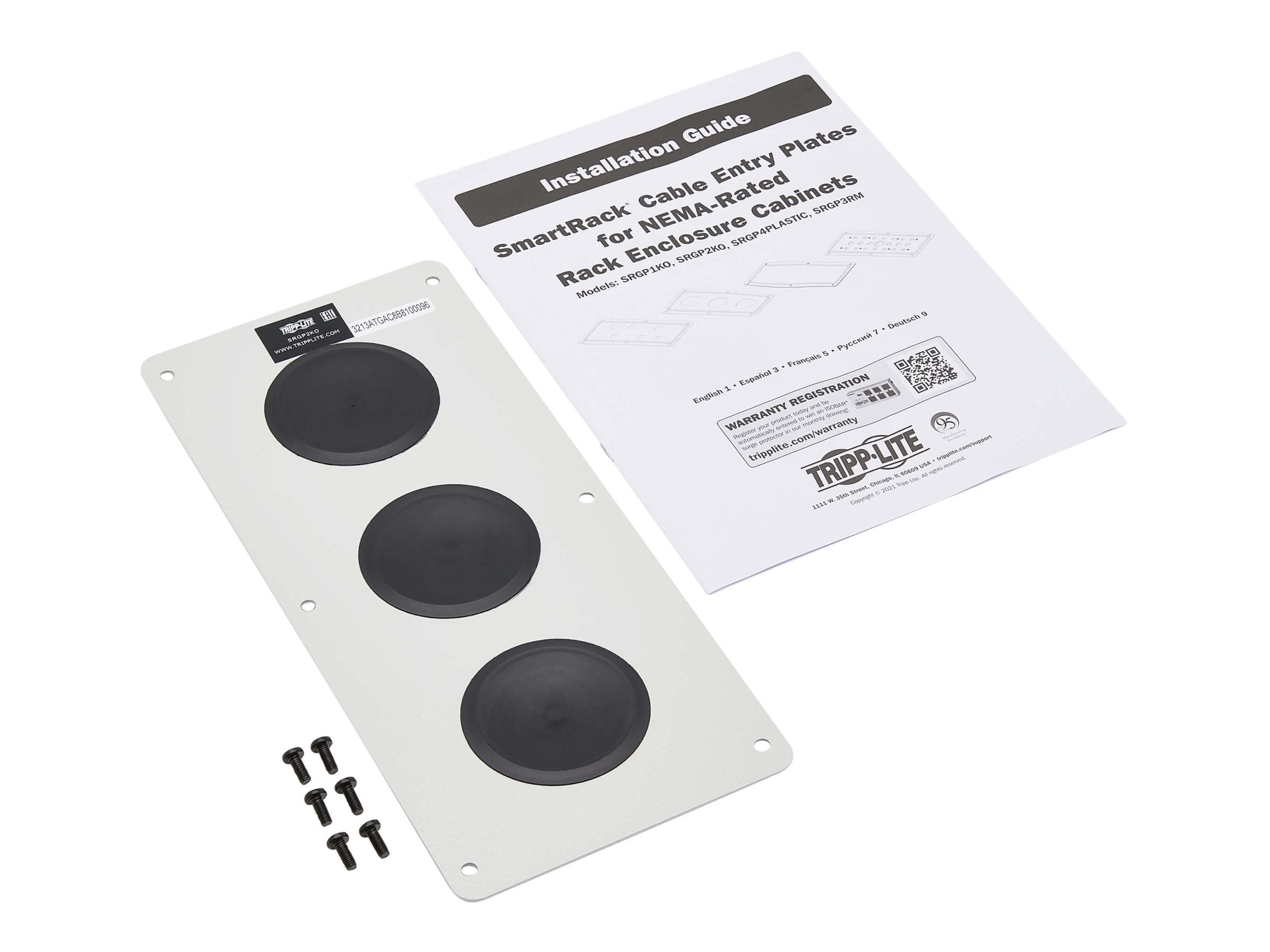 EATON TRIPPLITE SmartRack Cable Gland Plate Verpackung