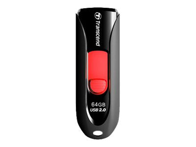 TRANSCEND 64GB JetFlash 590 USB-Flash-Laufwerk Vorderansicht