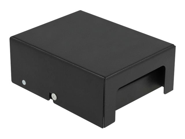 DELOCK Keystone Patchpanel 4 Port schwarz Detailansicht