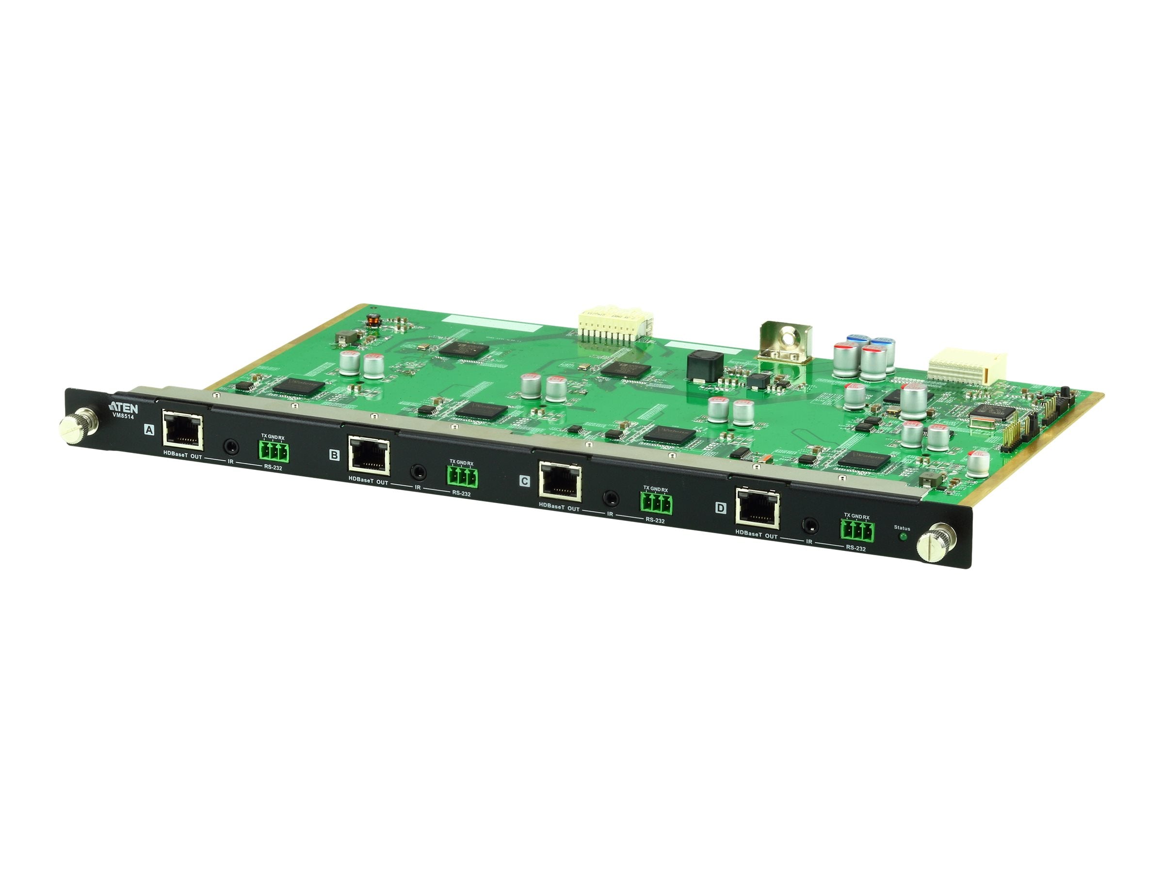 ATEN VM8514 4-Port HDBaseT Ausgabekarte Vorderansicht