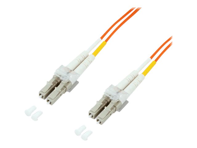 EFB LWL Kabel Duplex Jumper LC-LC 50/125 OM4 50 Meter LSZH Halogenfrei - Vorderansicht