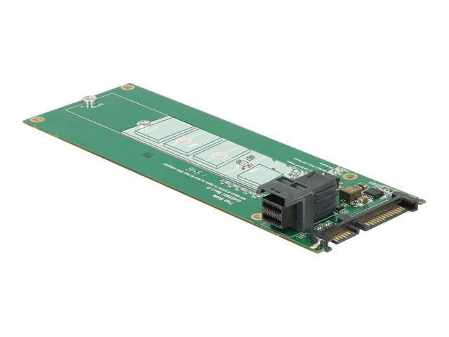 DELOCK Konverter SATA 22 Pin / SFF-8643 NVMe Vorderansicht