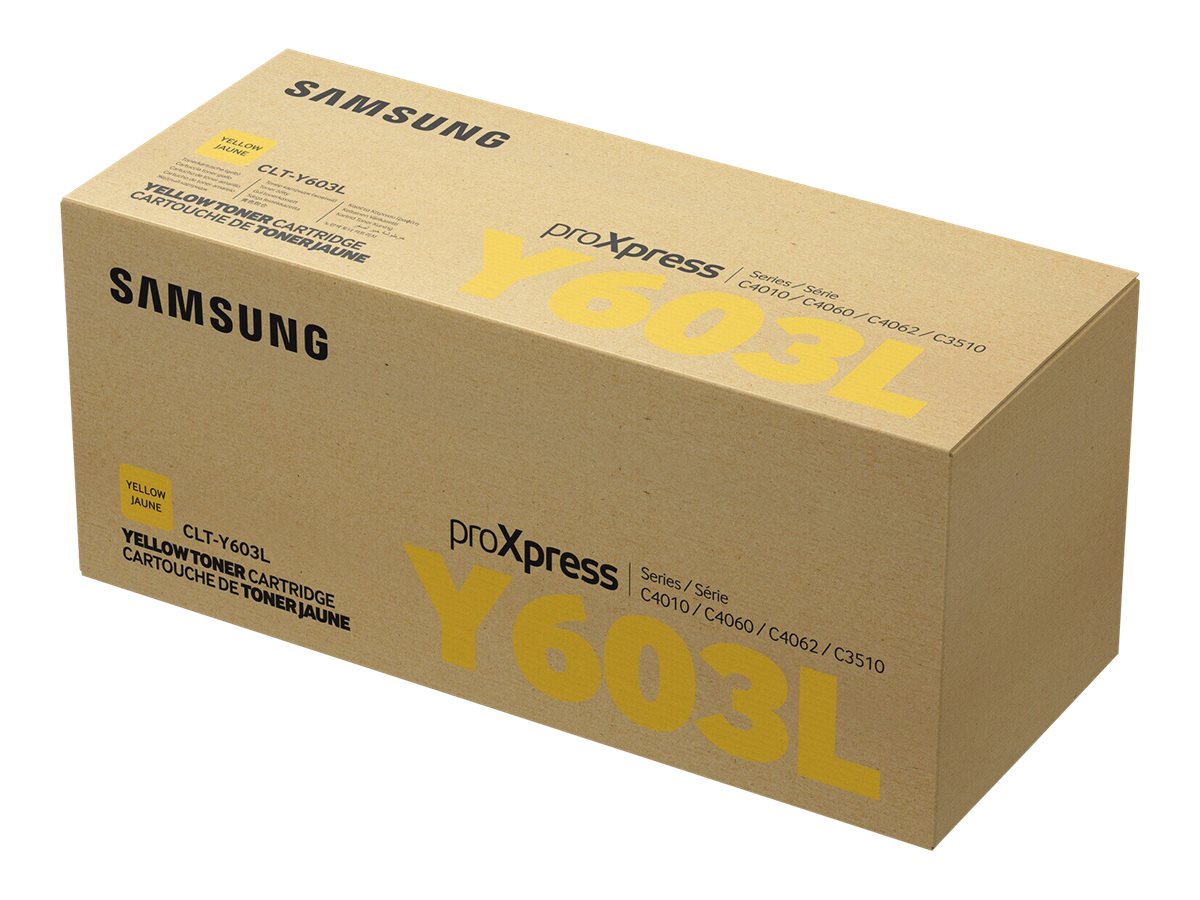 Detailansicht der SAMSUNG CLT-Y603L High Yield Yellow Toner Cartridge
