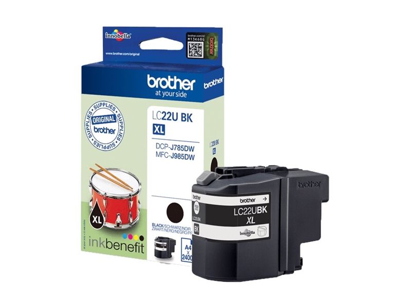 BROTHER LC-22UBK Tintenpatrone schwarz Detailansicht
