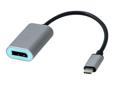 I-TEC USB C auf Display Port Metal Adapter Detailansicht