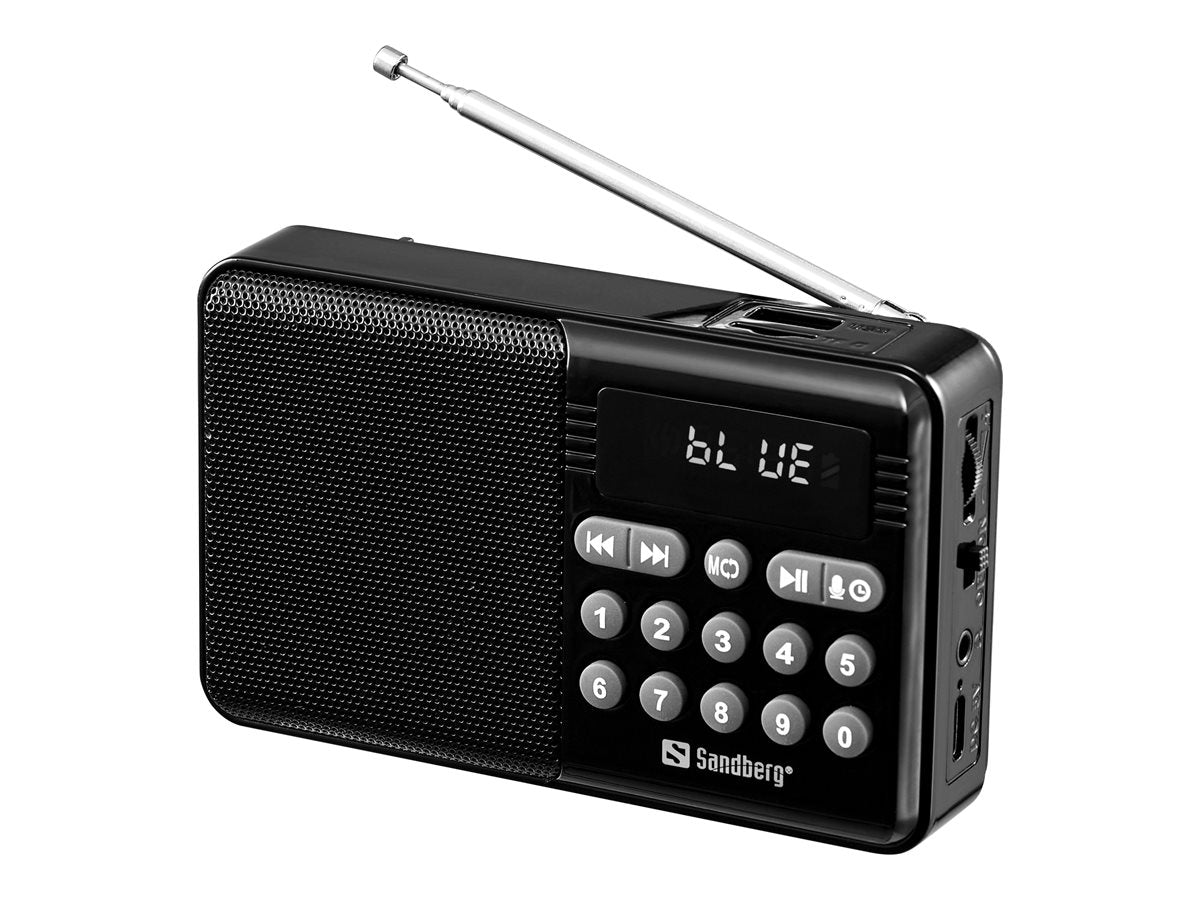 SANDBERG Speaker Radio FM+BT Recharge Verpackung