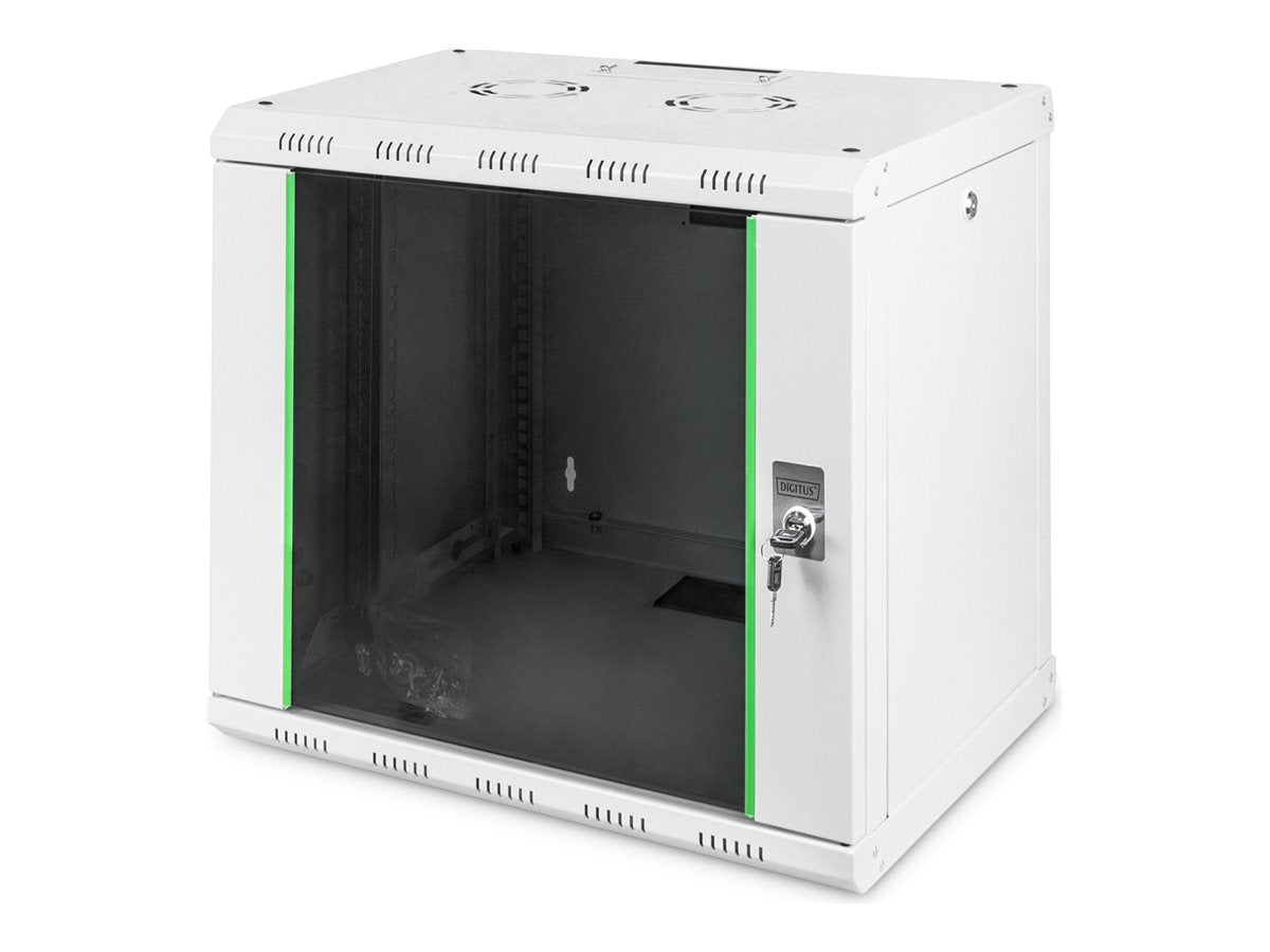 DIGITUS 48,3cm 19Zoll Wandschrank 9HE SoHoline Vorderansicht