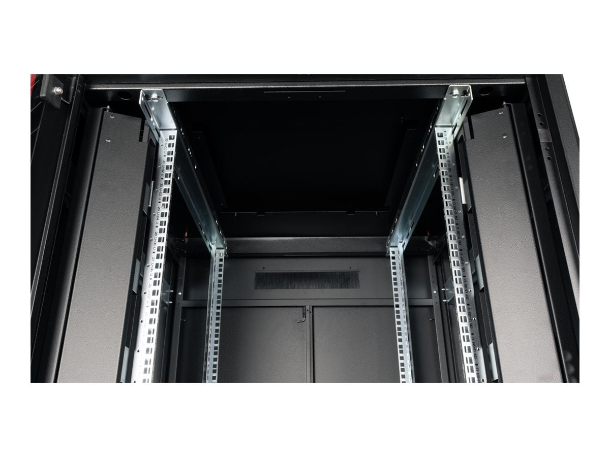 ROLINE Netzwerkschrank Pro mit geöffneter Glastür
