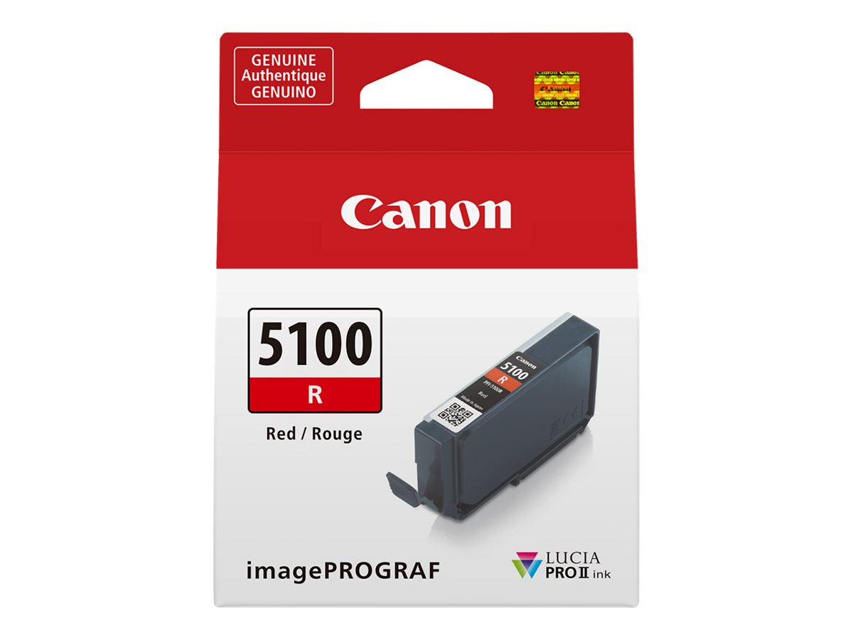 CANON PFI-5100 SERIES Red ink tank Vorderansicht