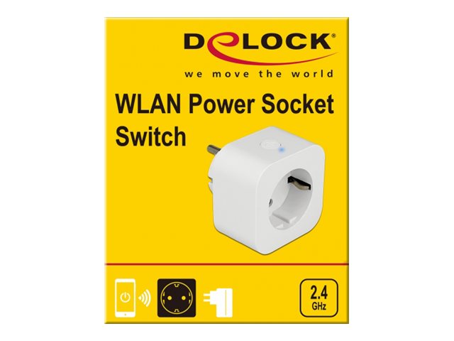 DELOCK WLAN Steckdosen Schalter Verpackung