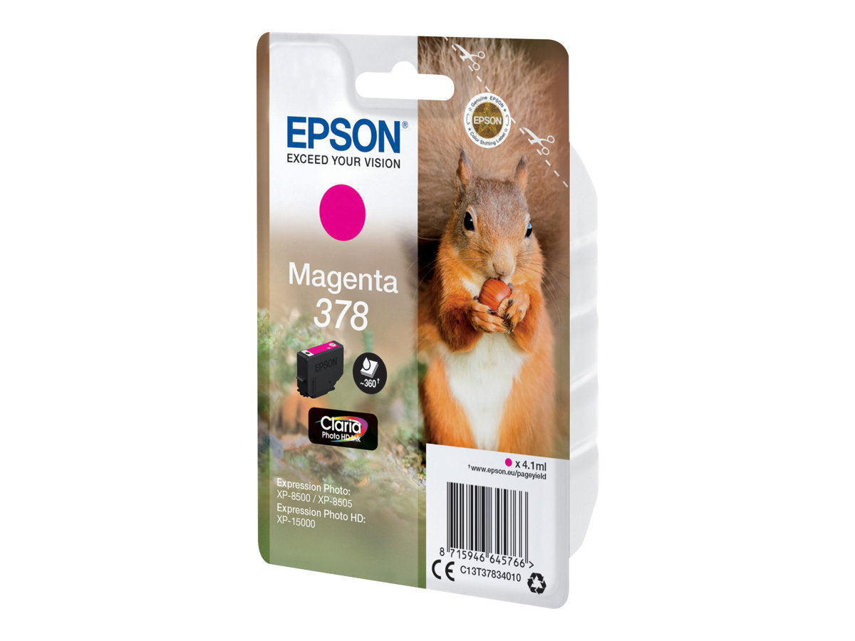 EPSON 4LB Singlepack Magenta 378 Tintenpatrone Verpackung