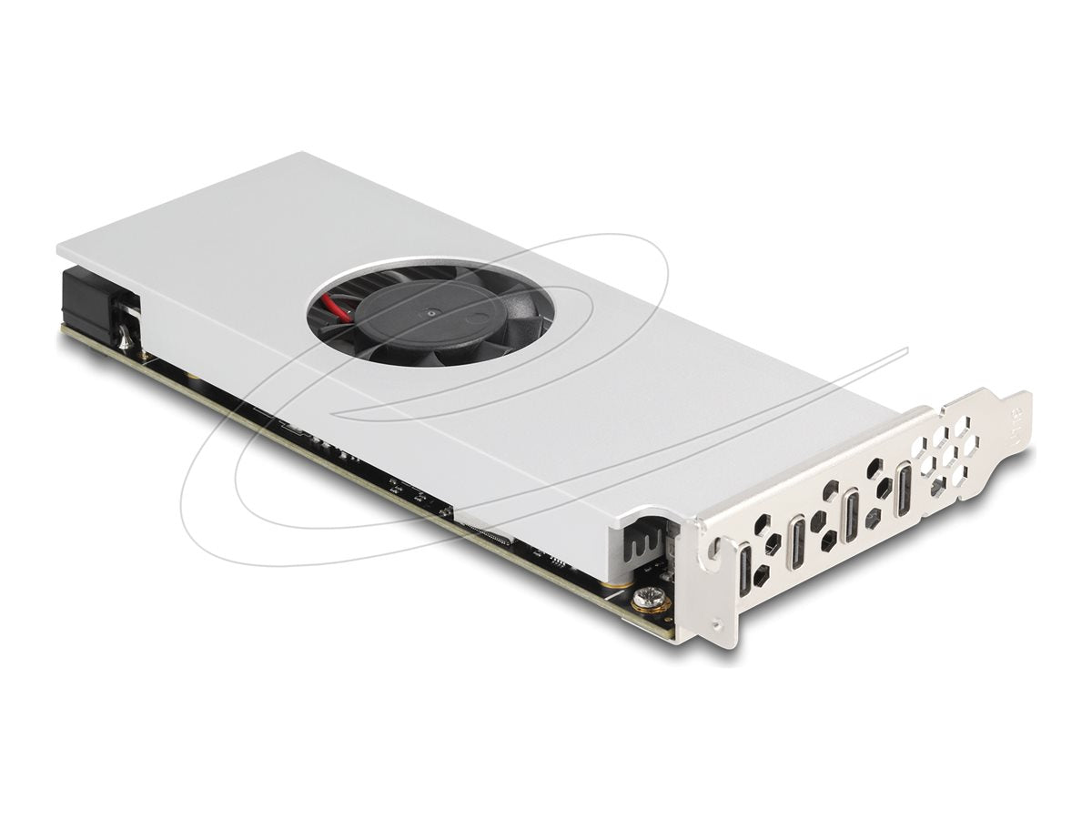 DELOCK PCI Express x16 Karte zu 4 x USB 20 Gbps - Vorderansicht