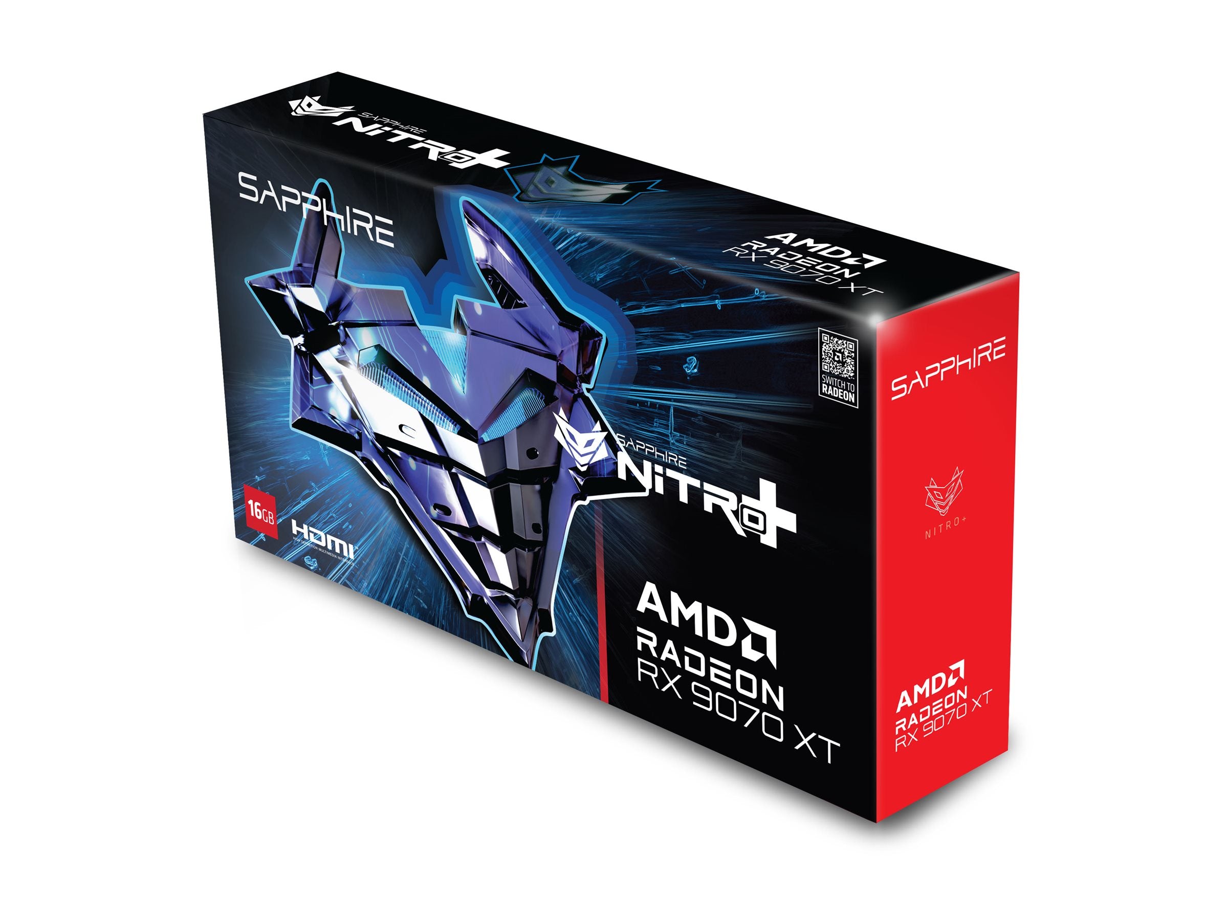 SAPPHIRE NITRO+ AMD RADEON RX 9070 XT GAMING OC 16GB - Verpackung