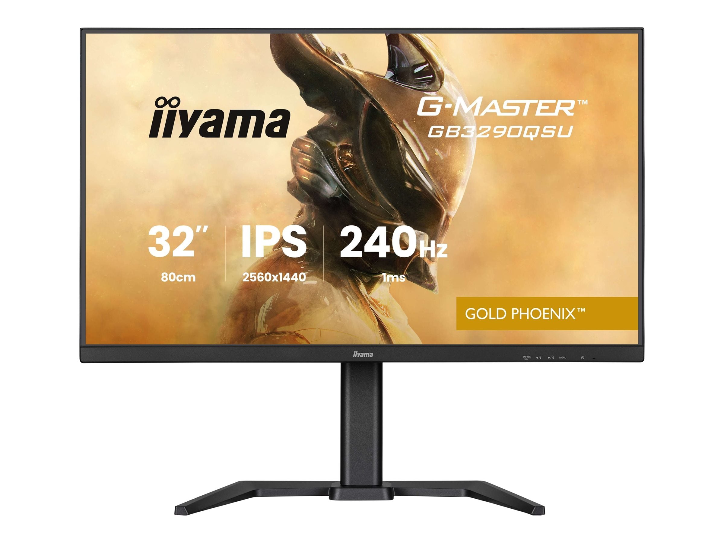 IIYAMA GB3290QSU-B1 G-Master Gold Phoenix Monitor Vorderansicht
