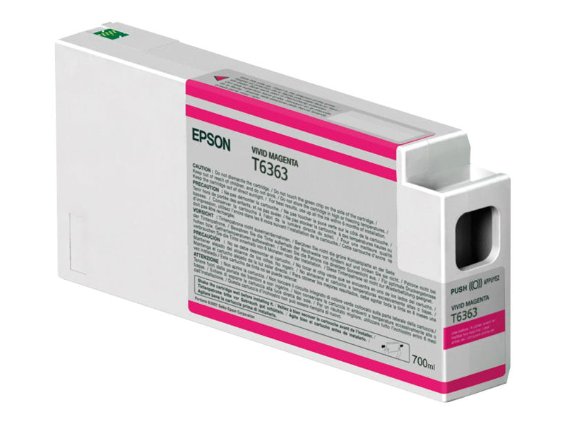 EPSON 5LB T6363 Tintenpatrone Vivid Magenta Vorderansicht