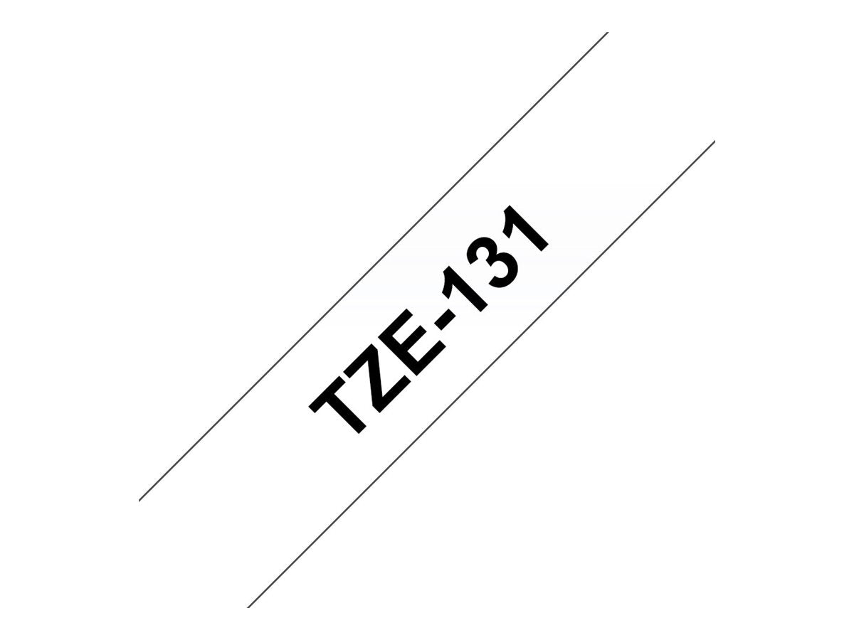 BROTHER P-Touch TZE-131 schwarz auf clear 12mm - Verpackung