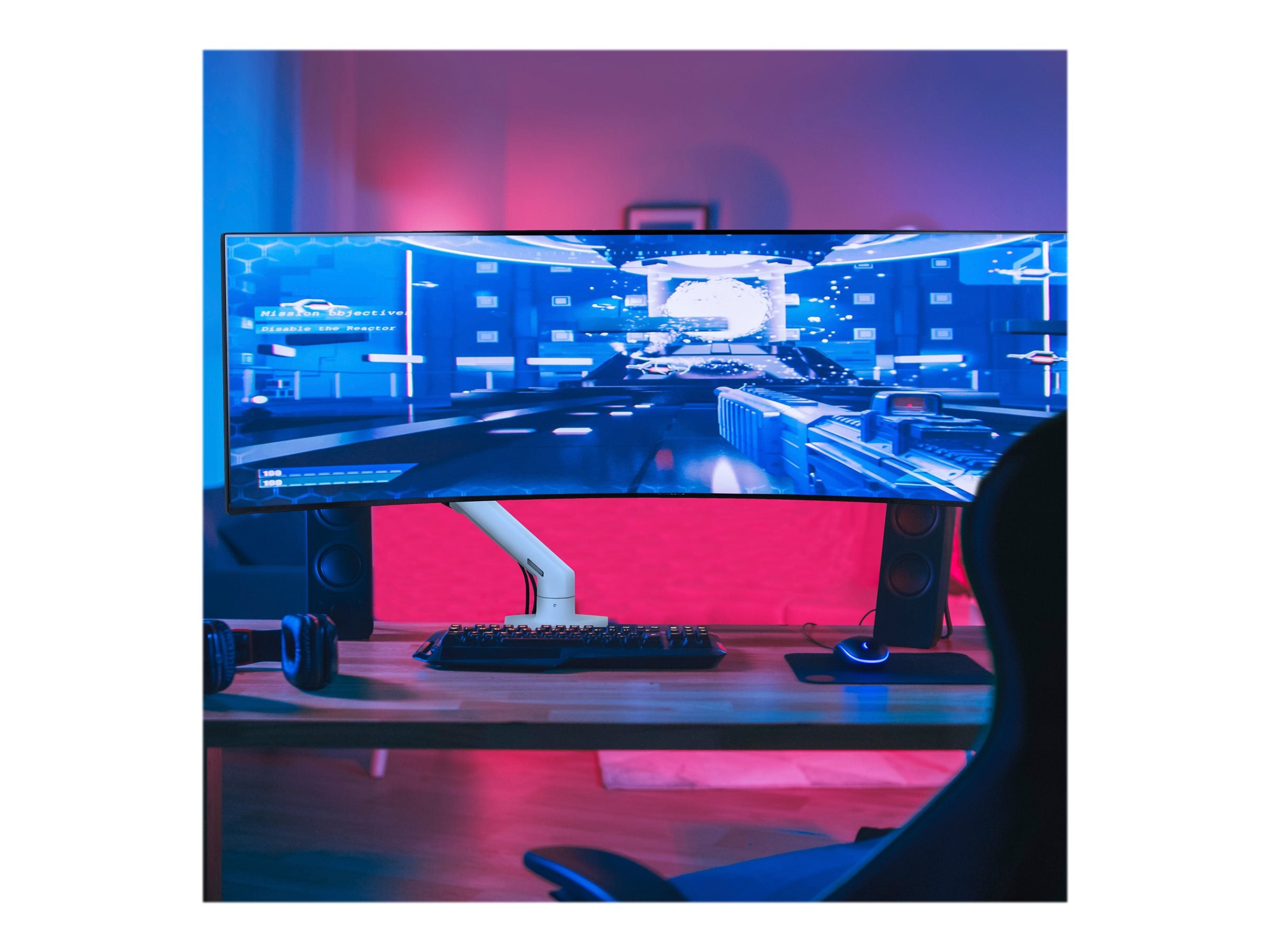 ERGOTRON HX Monitorarm Seitenansicht