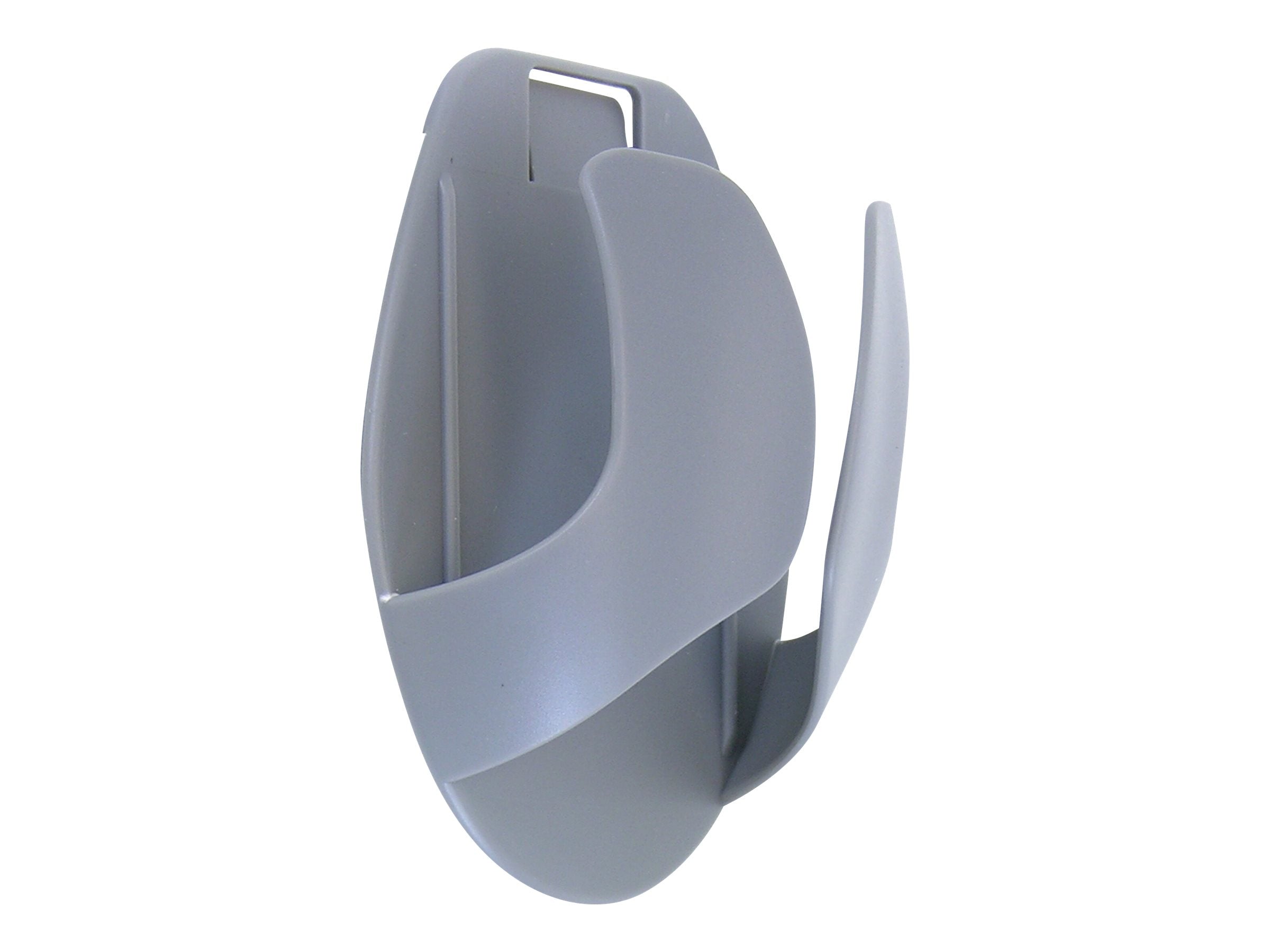 Vorderansicht des ERGOTRON Mouse Halters dunkelgrau