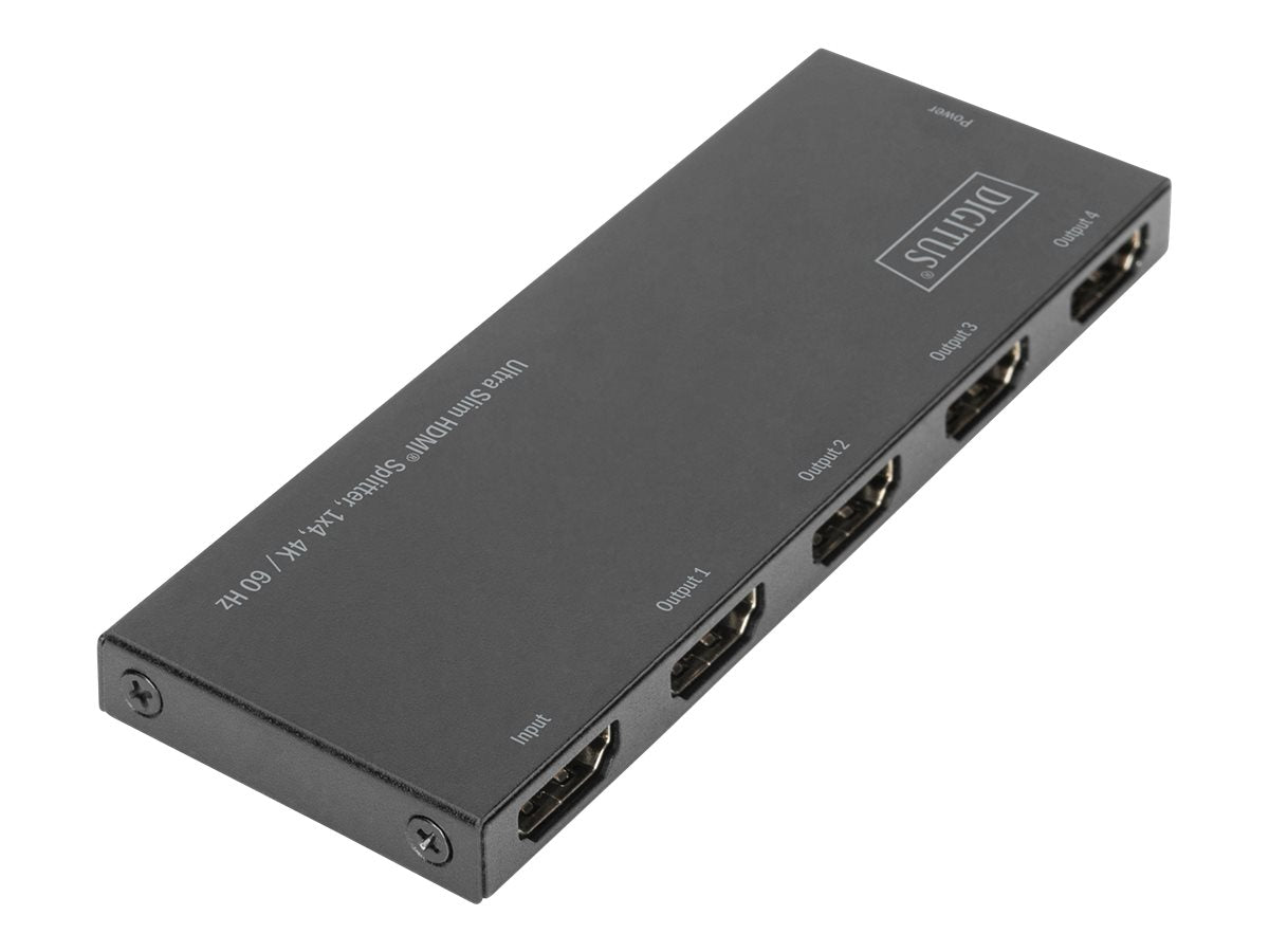 DIGITUS DS-45323 Ultra Slim HDMI Splitter Anschlussmöglichkeiten