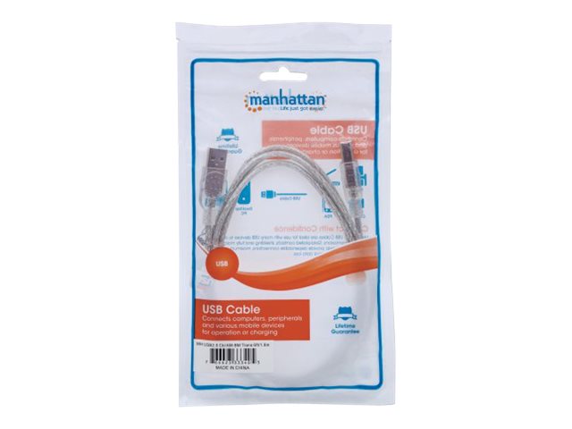 MANHATTAN USB 2.0 Anschlusskabel 1,8m Verpackung