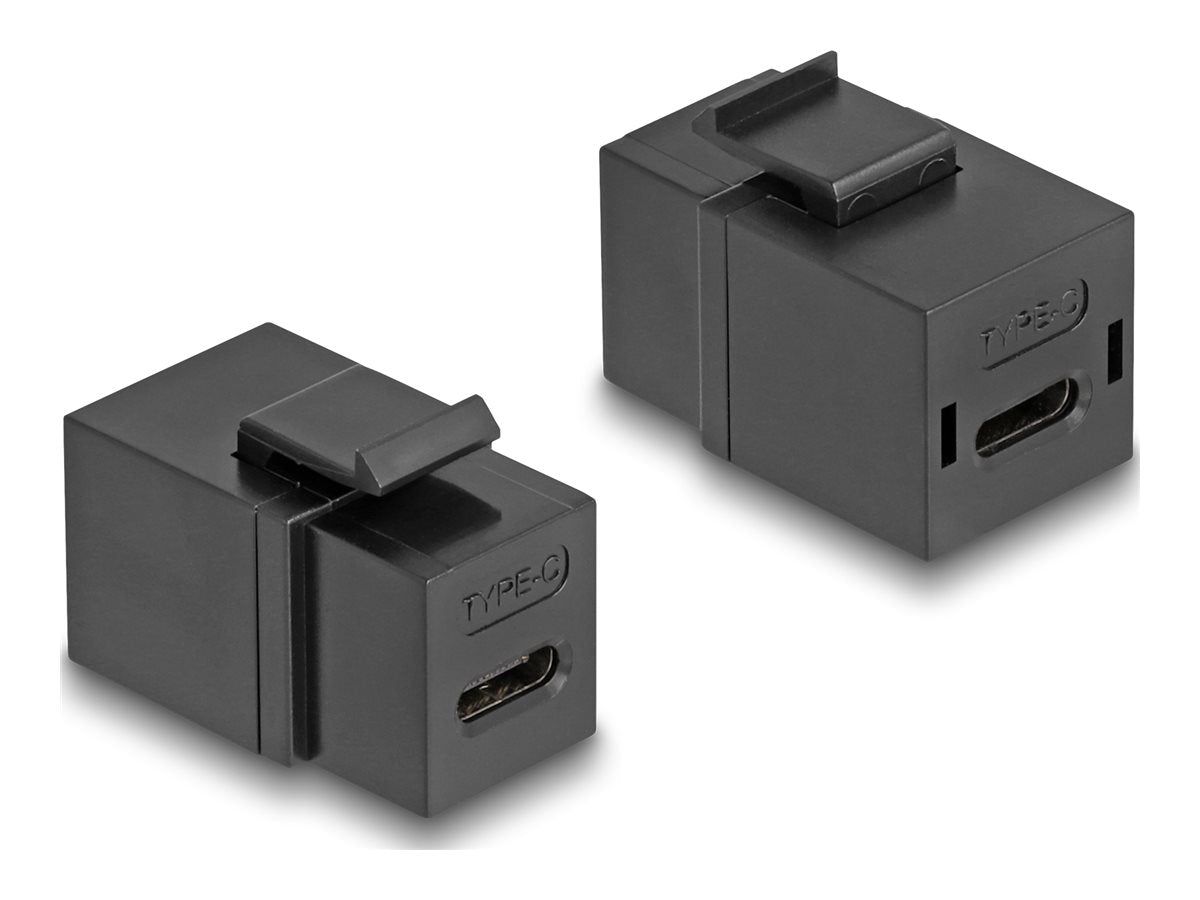 DELOCK Keystone Modul USB 2.0 Type-C Buchse zu Buchse - Vorderansicht