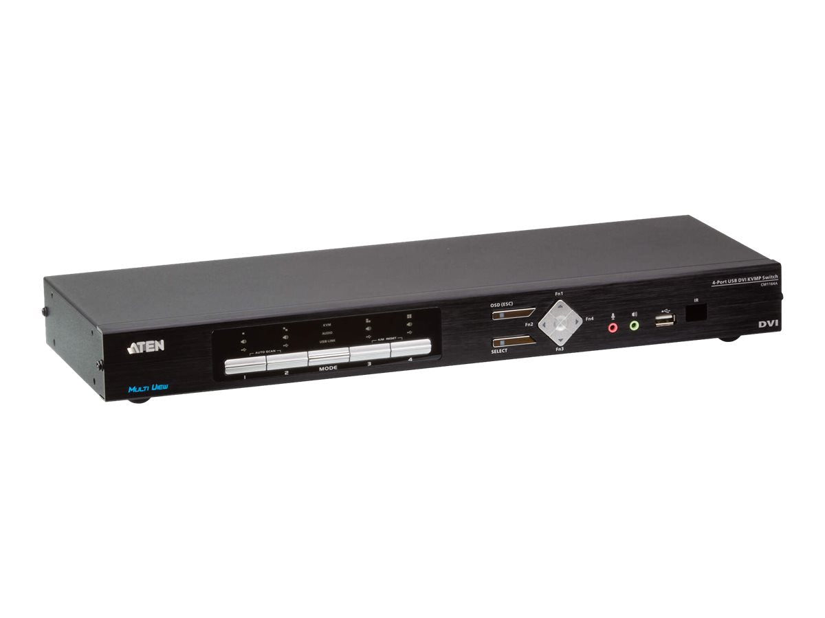 ATEN CM1164A 4-Port USB DVI Multi-View KVMP Switch - Rückansicht