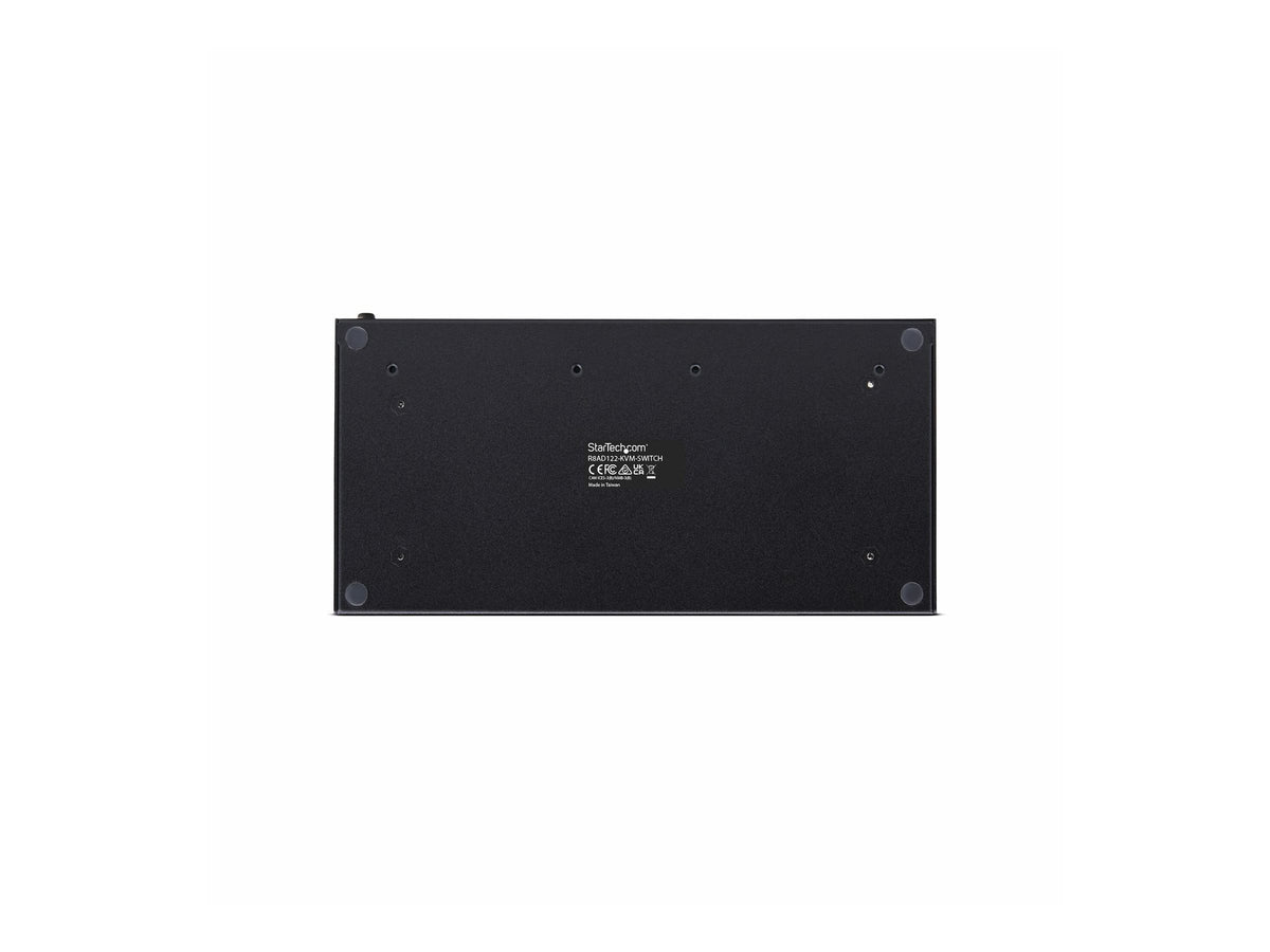 STARTECH.COM 8 Port DisplayPort KVM Switch 1HE Rackmount Satz 4K 60Hz DP 1.2 KVM Umschalter Taste/Hotkey TAA