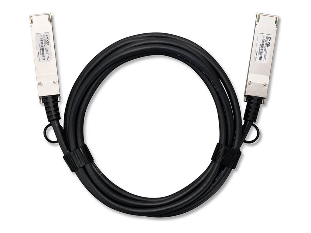 ZYXEL 100G QSFP28 DAC 3M Kabel - Vorderansicht