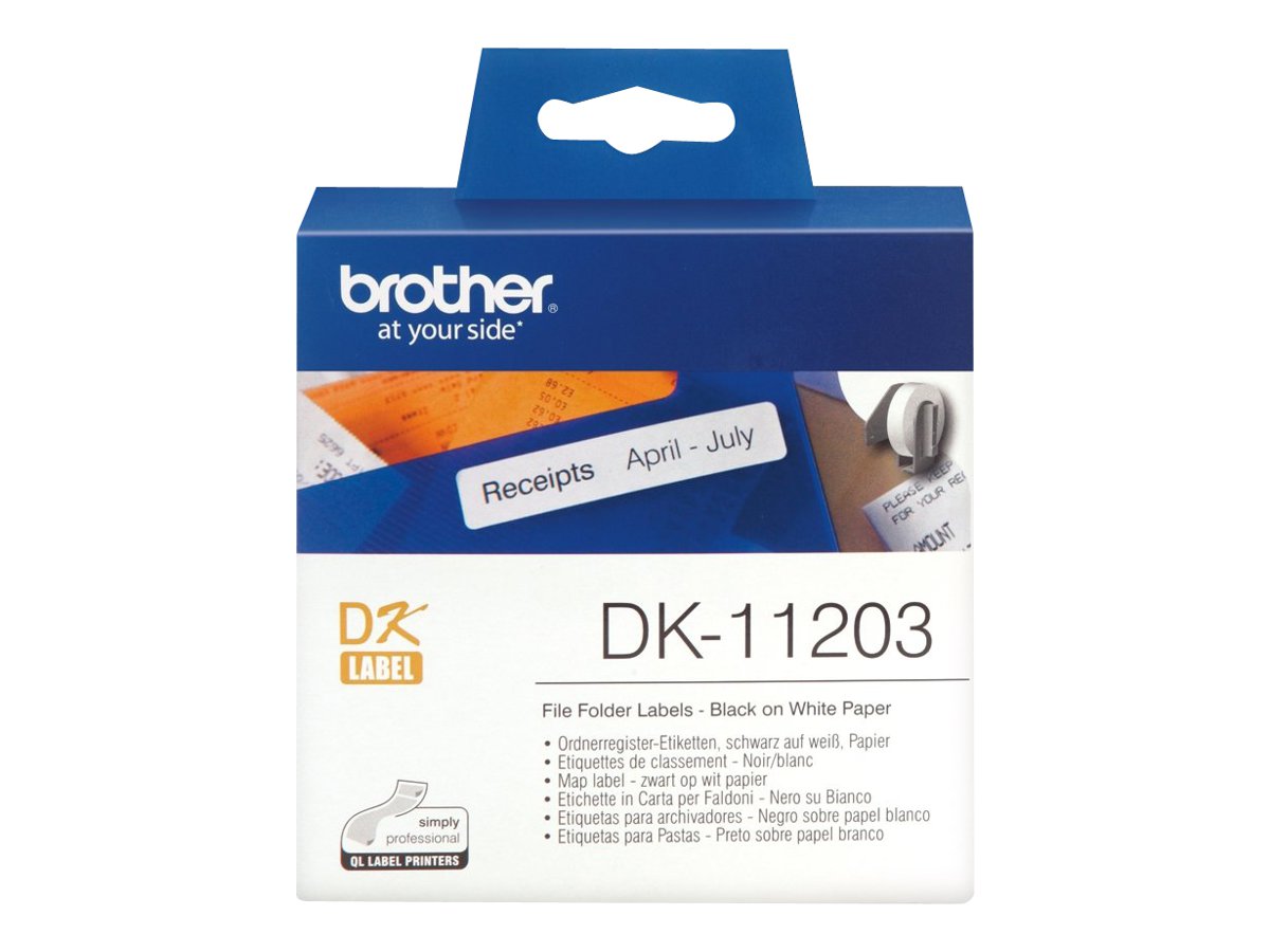 BROTHER P-Touch DK-11203 die-cut map label Verpackung