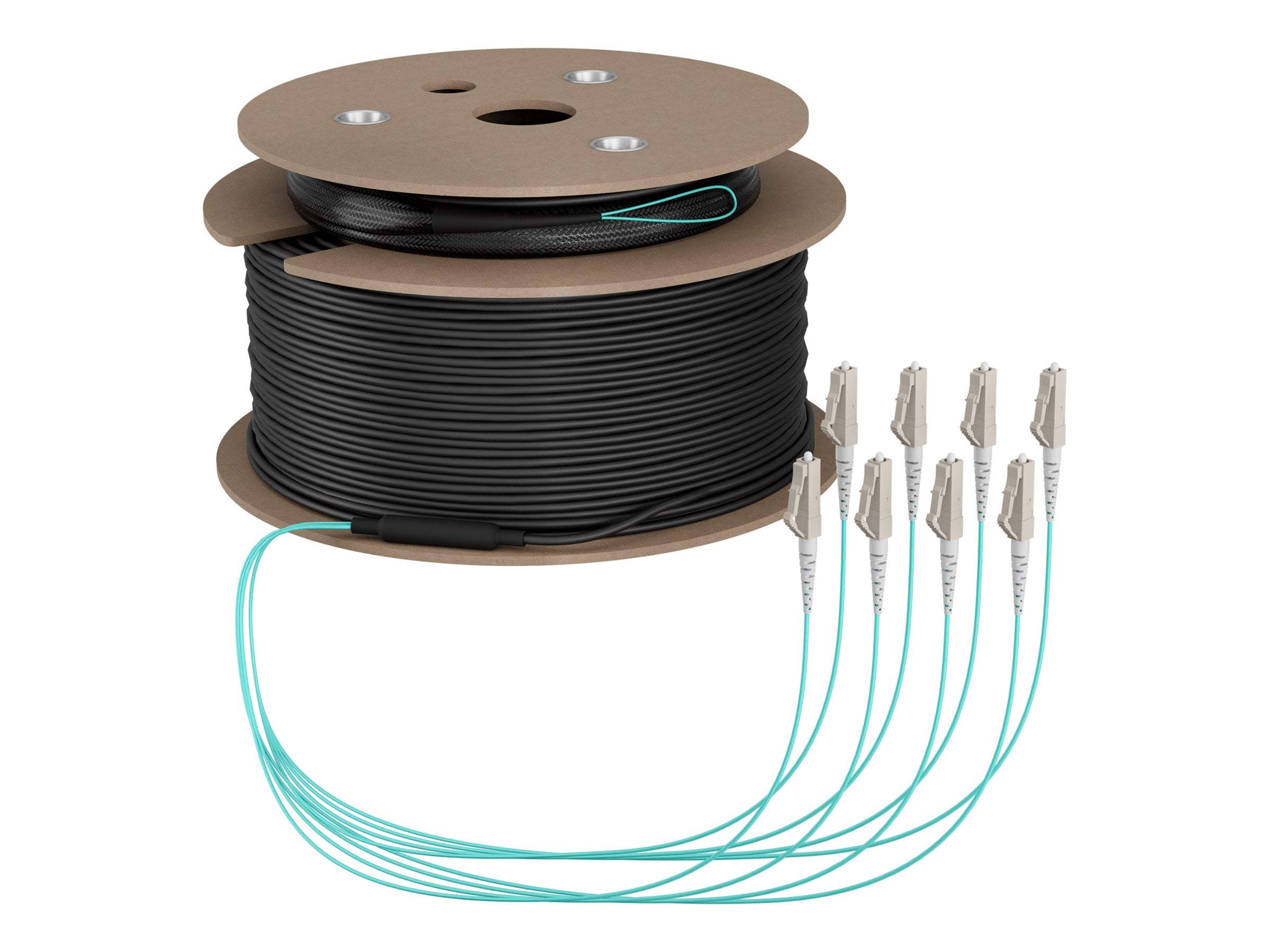 EFB Trunkkabel U-DQ ZN BH 8G 50/125 LC/LC OM3 170m - Vorderansicht