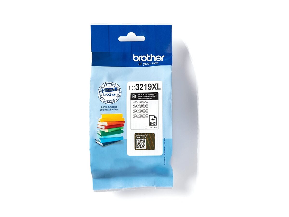 BROTHER LC-3219XLBK Tinte Schwarz Vorderansicht