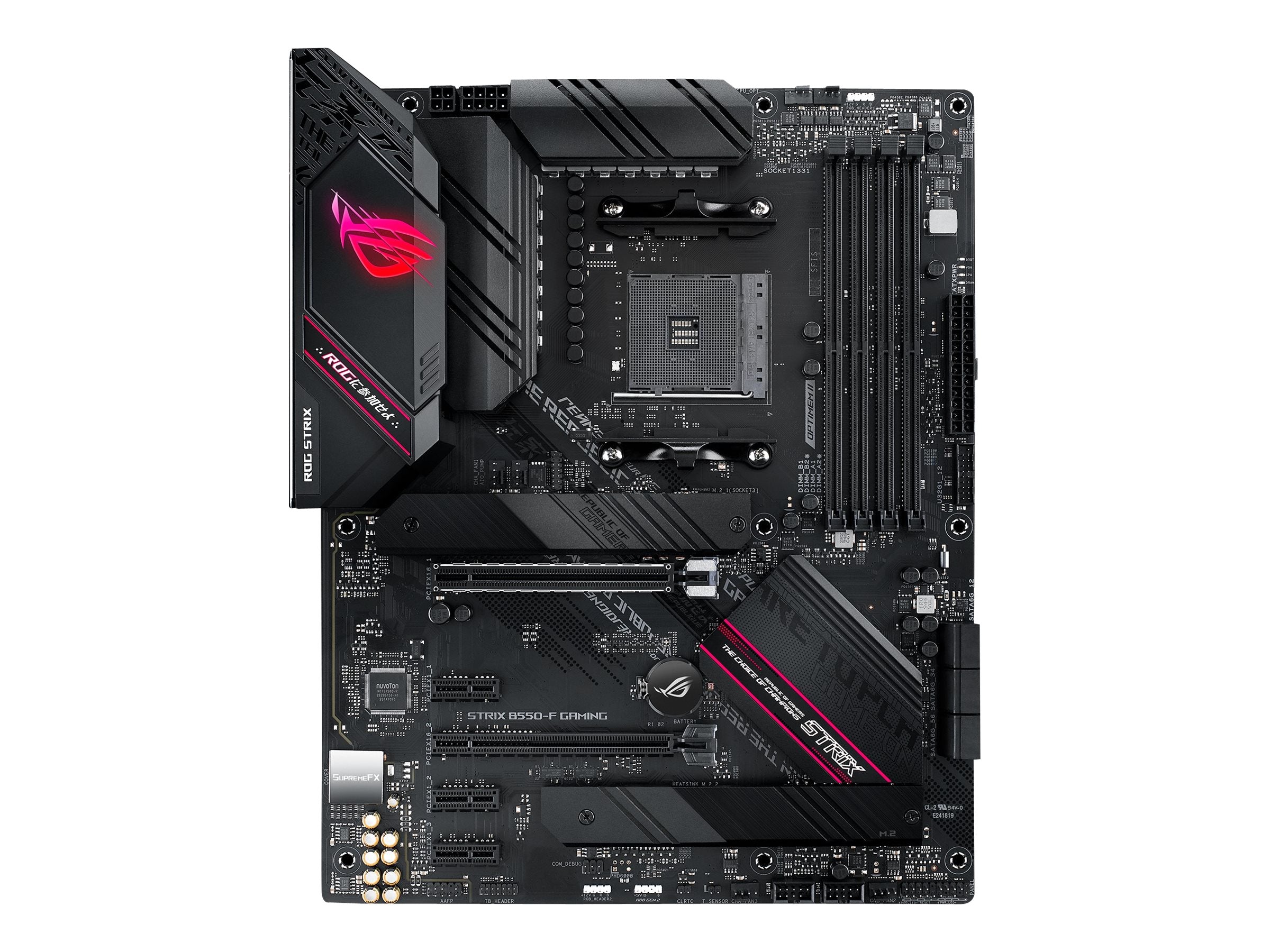 ASUS ROG STRIX B550-F GAMING Motherboard Vorderansicht