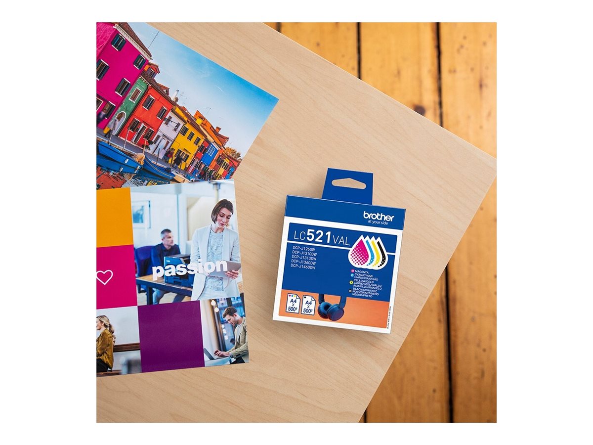 BROTHER Value pack CMYK Tintenpatronen Verpackung