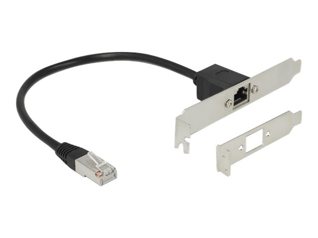 DELOCK Netzwerk Verlängerungskabel RJ45 Cat.5e 30cm - Vorderansicht